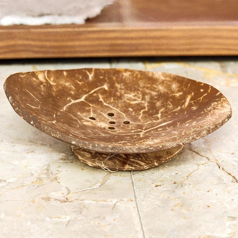 ソープディッシュ 石鹸トレー 船形 石鹸置き アジアン バリ雑貨 ココナッツ ナチュラル おしゃれ 浴室 洗面所 10431 | ブランド登録なし | 04