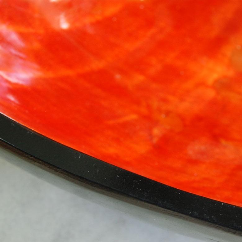 アジアン雑貨 ウッドの赤いスパボウル 楕円形 アジア工房 10480 | ブランド登録なし | 04