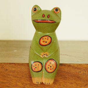 アジアン雑貨 大きなお口のカエルオブジェ アジア工房 10499 | ブランド登録なし | 02