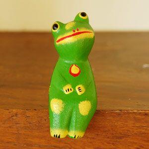 アジアン雑貨 首をかしげたカエルのオブジェ アジア工房 10500 | ブランド登録なし | 02