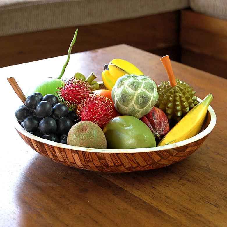 アジアン雑貨 木彫りフルーツ ドリアン アジア工房 10531 | ブランド登録なし | 01