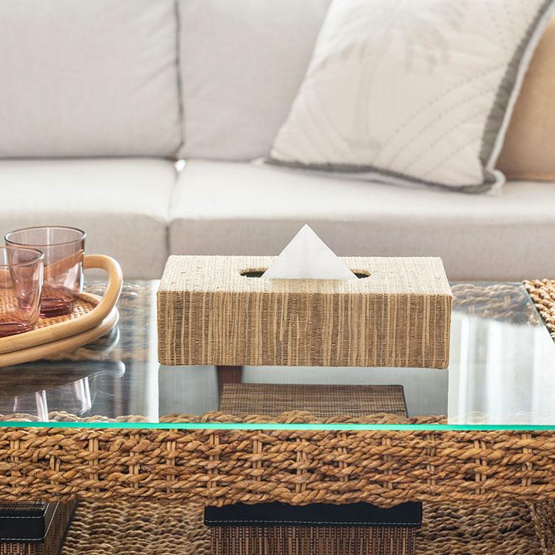 ティッシュケース アジアン雑貨 ウォーターヒヤシンス 底なしタイプ アジア工房 10659 | ELEMENTS（インテリア） | 15