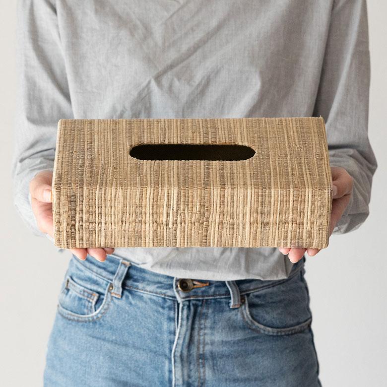 ティッシュケース アジアン雑貨 ウォーターヒヤシンス 底なしタイプ アジア工房 10659 | ELEMENTS（インテリア） | 19