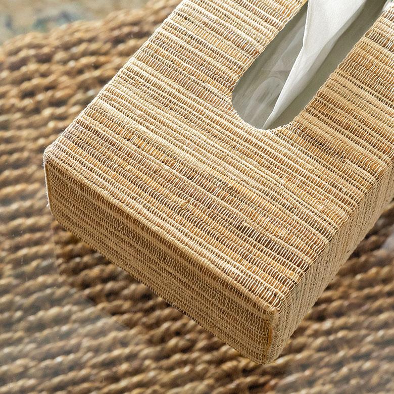 ティッシュケース アジアン雑貨 ウォーターヒヤシンス 底なしタイプ アジア工房 10659 | ELEMENTS（インテリア） | 02