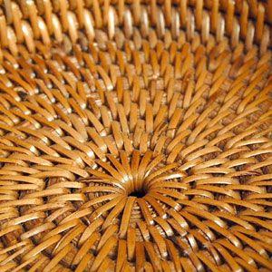 ラタンで編まれた丸い小物入れバスケット アジア工房 10689 | ブランド登録なし | 02