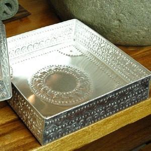 アルミのデコレーション小物入れケース L アジア工房 10701 | ブランド登録なし | 01