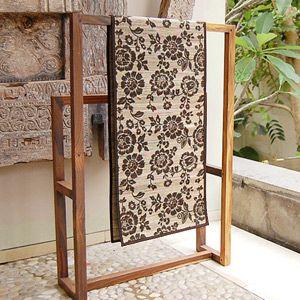 テーブルランナー ウォーターヒヤシンスで編まれた花柄とアジアン模様 アジア工房 10709 | ブランド登録なし | 01