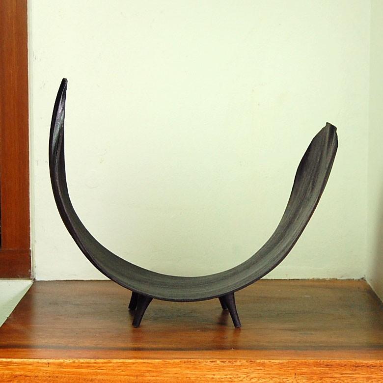 トレー トレイ オブジェ 小物置き アジアン雑貨 パームリーフ Uタイプ おしゃれ インテリア 玄関 10728 | ブランド登録なし | 02