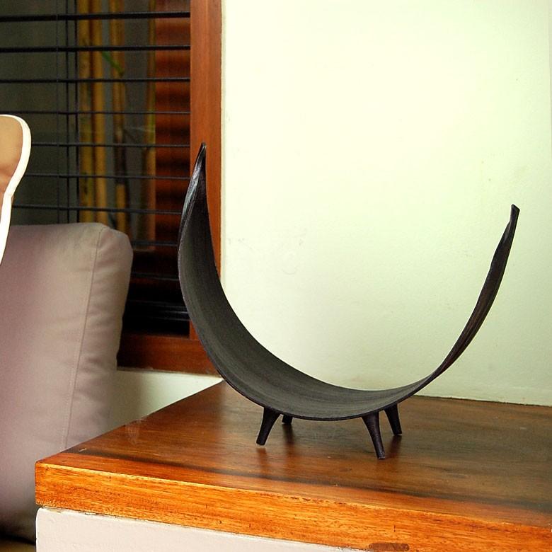 トレー トレイ オブジェ 小物置き アジアン雑貨 パームリーフ Uタイプ おしゃれ インテリア 玄関 10728 | ブランド登録なし | 04