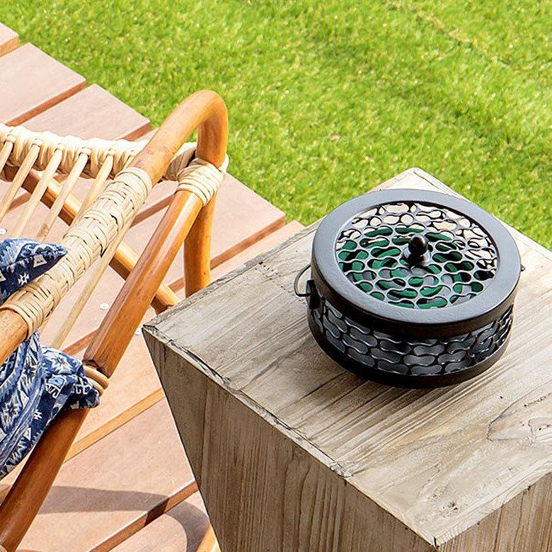 蚊取り線香入れ 蚊取り線香ホルダー 蚊取り線香立て おしゃれ 3個セット 蚊取り線香 蚊遣り 蚊やり スチール製 ブラック 黒 虫よけ対策 アジア工房 10770-3 | ブランド登録なし | 13