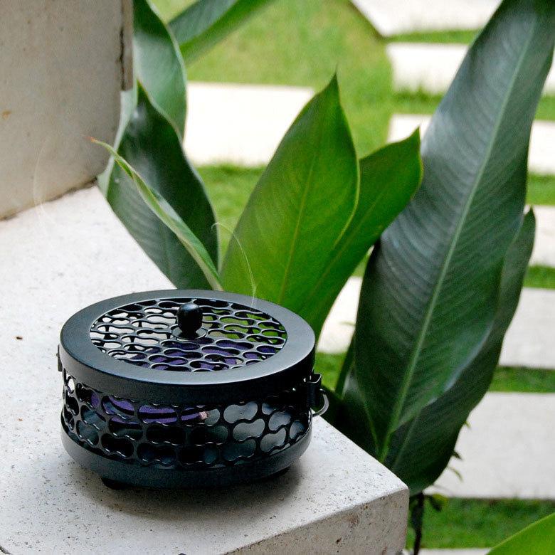 蚊取り線香入れ 蚊取り線香ホルダー 蚊取り線香立て おしゃれ 3個セット 蚊取り線香 蚊遣り 蚊やり スチール製 ブラック 黒 虫よけ対策 アジア工房 10770-3 | ブランド登録なし | 03