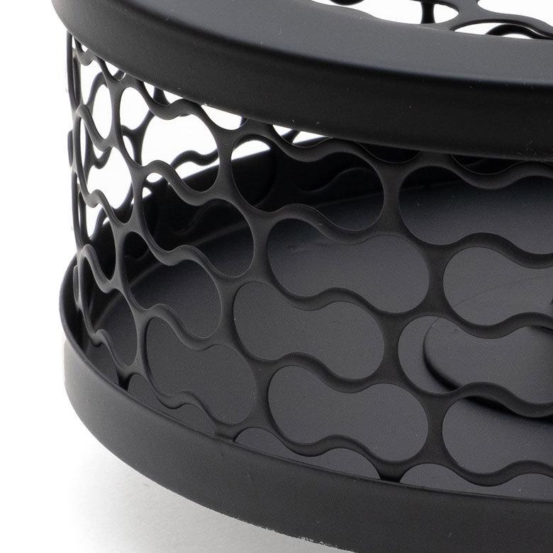 蚊取り線香ホルダー 蚊取り線香入れ 立て おしゃれ ガラス スチール 黒 アウト ドア 虫除けインテリア アジア工房 10770 | ELEMENTS（インテリア） | 01