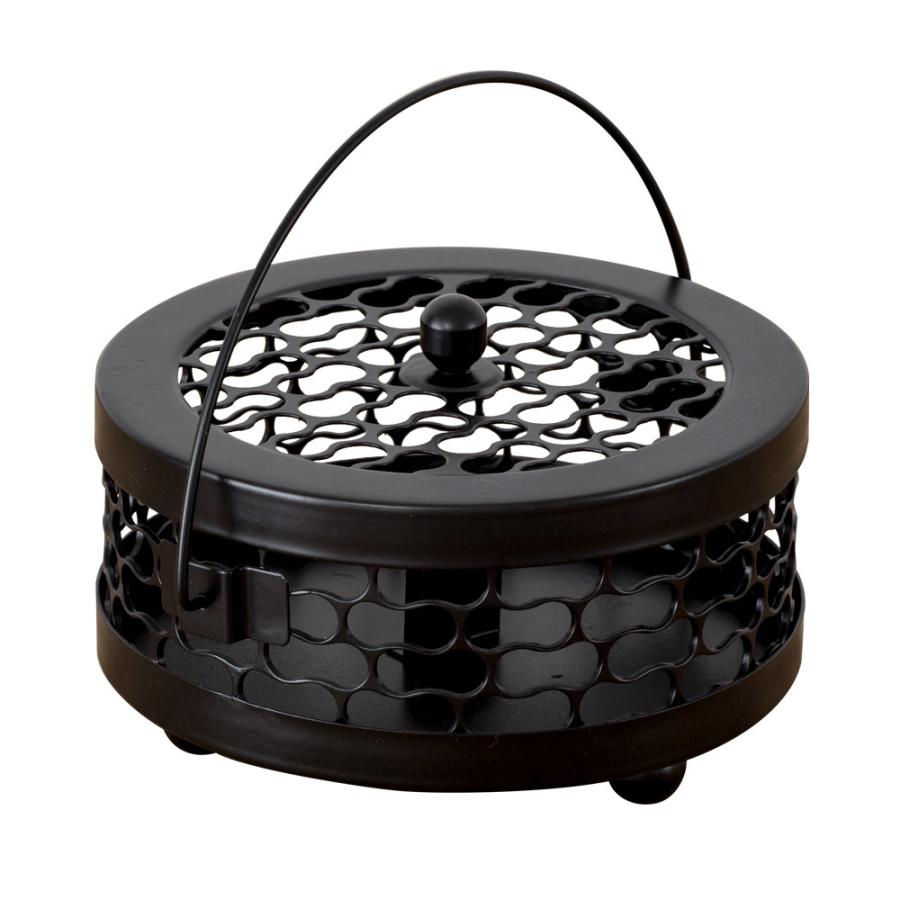 蚊取り線香ホルダー 蚊取り線香入れ 立て おしゃれ ガラス スチール 黒 アウト ドア 虫除けインテリア アジア工房 10770 | ELEMENTS（インテリア） | 16