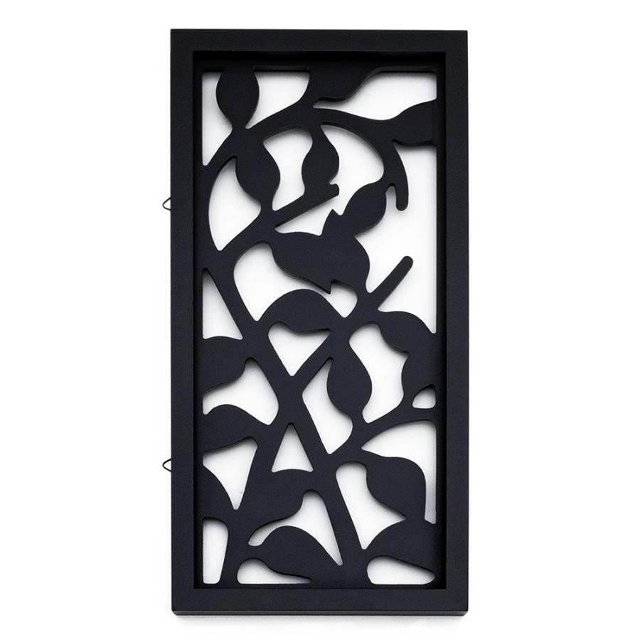 アートパネル レリーフ 壁掛け 木製 約20×40cm リーフ 植物 壁飾り 木彫り 彫刻 モダン アジアン雑貨 バリ雑貨 エスニック 10777 | ブランド登録なし | 13