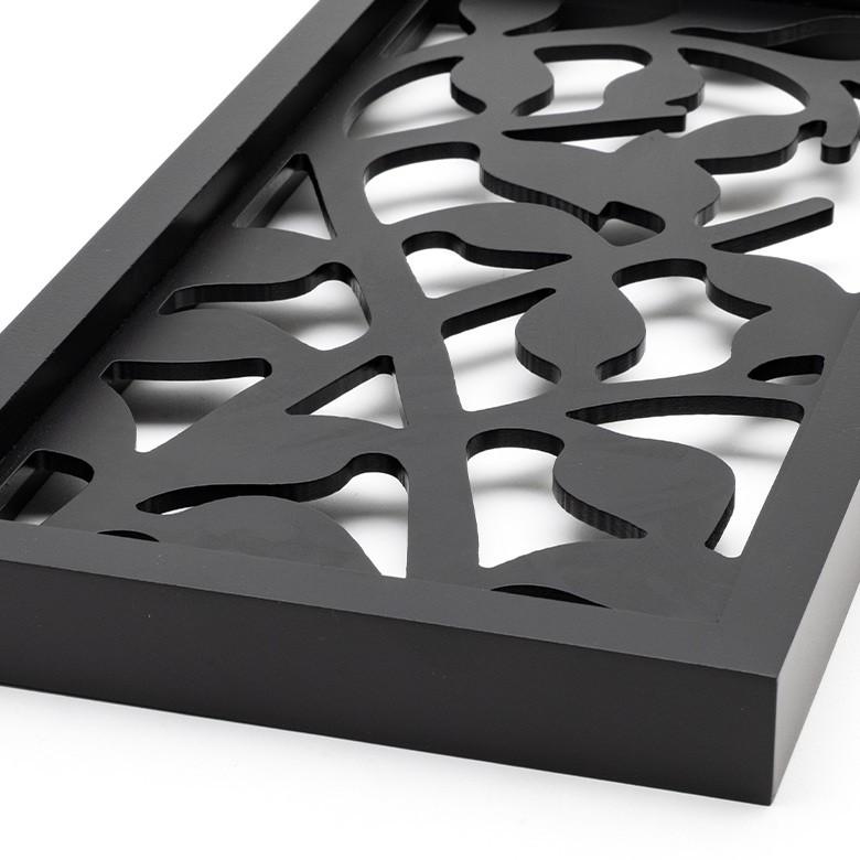 アートパネル レリーフ 壁掛け 木製 約20×40cm リーフ 植物 壁飾り 木彫り 彫刻 モダン アジアン雑貨 バリ雑貨 エスニック 10777 | ブランド登録なし | 03