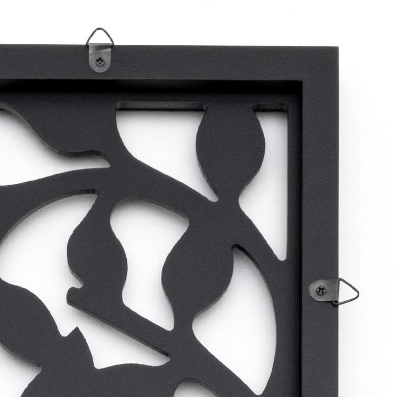 アートパネル レリーフ 壁掛け 木製 約20×40cm リーフ 植物 壁飾り 木彫り 彫刻 モダン アジアン雑貨 バリ雑貨 エスニック 10777 | ブランド登録なし | 07