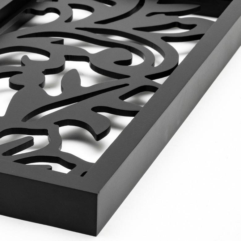 アートパネル 壁掛け 木製 壁飾り 約20×40cm リゾート 南国 木彫り 彫刻 モダン アジアン雑貨 バリ雑貨 エスニック 10779 | ブランド登録なし | 06