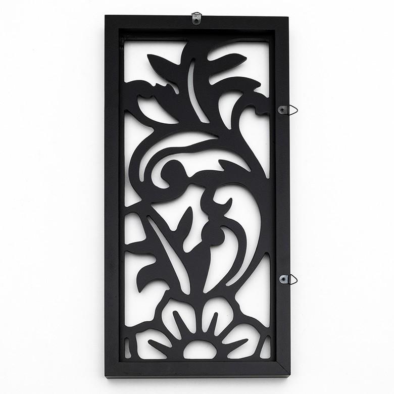 アートパネル 壁掛け 木製 壁飾り 約20×40cm リゾート 南国 木彫り 彫刻 モダン アジアン雑貨 バリ雑貨 エスニック 10779 | ブランド登録なし | 07