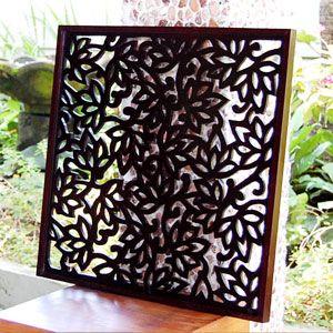 アジアン雑貨 レリーフ ロータスをモチーフにした大きなアートパネル 60x60cm アジア工房 10780 | ブランド登録なし | 01