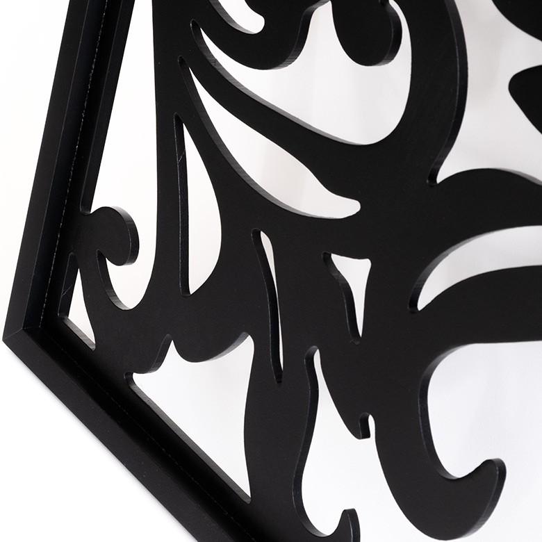 アートパネル 壁掛け レリーフ 木製 約60×60cm 南国リゾート 壁飾り 木彫り 彫刻 モダン アジアン雑貨 バリ雑貨 おしゃれ 10783 | ブランド登録なし | 01