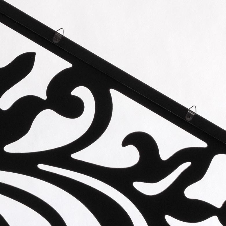 アートパネル 壁掛け レリーフ 木製 約60×60cm 南国リゾート 壁飾り 木彫り 彫刻 モダン アジアン雑貨 バリ雑貨 おしゃれ 10783 | ブランド登録なし | 07