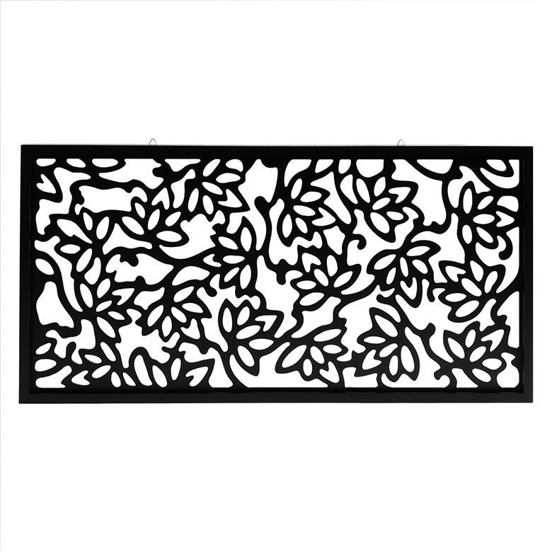 アートパネル レリーフ 長方形 ロータス 約40x80cm 彫刻 木彫り風 木製 ウォールパネル アジアン おしゃれ 10784 | ブランド登録なし | 01