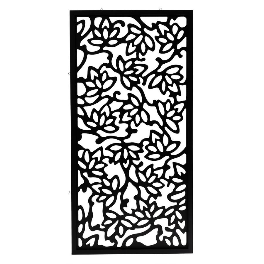 アートパネル レリーフ 長方形 ロータス 約40x80cm 彫刻 木彫り風 木製 ウォールパネル アジアン おしゃれ 10784 | ブランド登録なし | 11