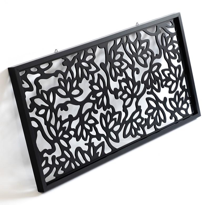 アートパネル レリーフ 長方形 ロータス 約40x80cm 彫刻 木彫り風 木製 ウォールパネル アジアン おしゃれ 10784 | ブランド登録なし | 05