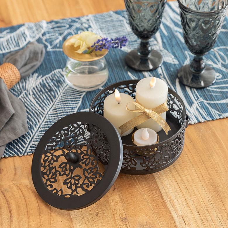 蚊取り線香ホルダー 蚊取り線香立て 蚊取り線香入れ おしゃれ 2個セット 蚊取り線香 蚊遣り 蚊やり スチール製 黒 白 ロータス 蓮 虫よけ対策 アジア工房 107 | ブランド登録なし | 12