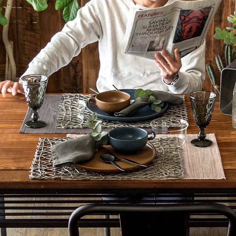 ランチョンマット アジアン テーブルウェア テーブルマット おしゃれ ウォーターヒヤシンス アジアン雑貨 アジア工房 キッチン用品 10814 | ブランド登録なし | 04