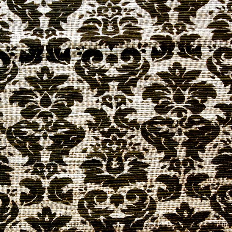 テーブルランナー テーブルセンター 布 タペストリー クロス ファブリック ウォーターヒヤシンス製 ブラック×ナチュラル アジア工房 10824 | ブランド登録なし | 05