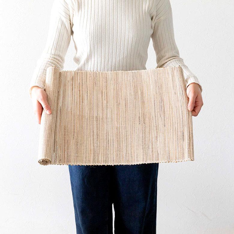 テーブルランナー ウォーターヒヤシンス製 テーブルセンター クロス ナチュラル アジアン エスニック 10832 | ブランド登録なし | 02