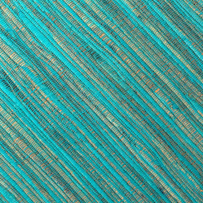 テーブルランナー ウォーターヒヤシンス製 テーブルセンター クロス ターコイズブルー アジアン エスニック 10833 | ブランド登録なし | 02