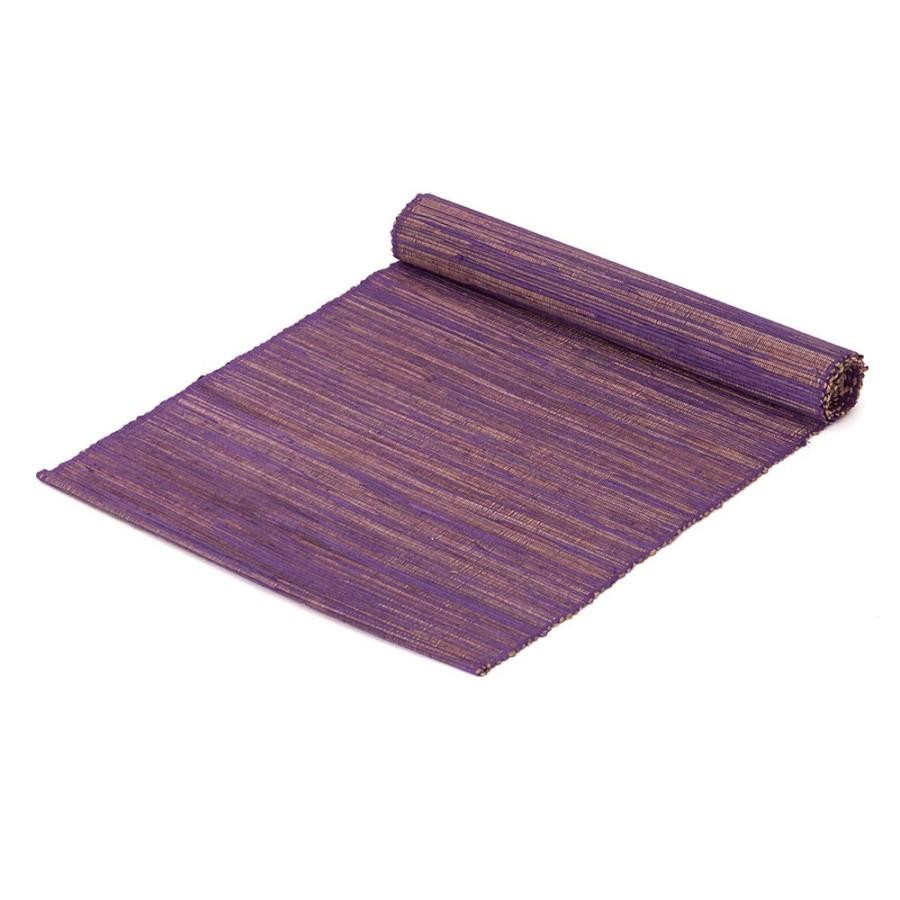 テーブルランナー ウォーターヒヤシンス製 テーブルセンター クロス パープル アジアン エスニック 10834 | ブランド登録なし | 10