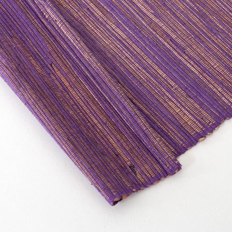 テーブルランナー ウォーターヒヤシンス製 テーブルセンター クロス パープル アジアン エスニック 10834 | ブランド登録なし | 07