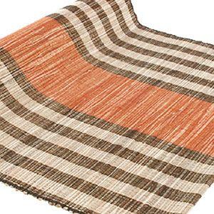 テーブルランナー ウォーターヒヤシンスで出来たテーブルランナー オレンジ アジア工房 10836 | ブランド登録なし | 03