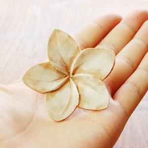 プルメリアの造花 木製 オブジェ アロマフラワー フランジパニ アジア工房 10892 | ブランド登録なし | 01