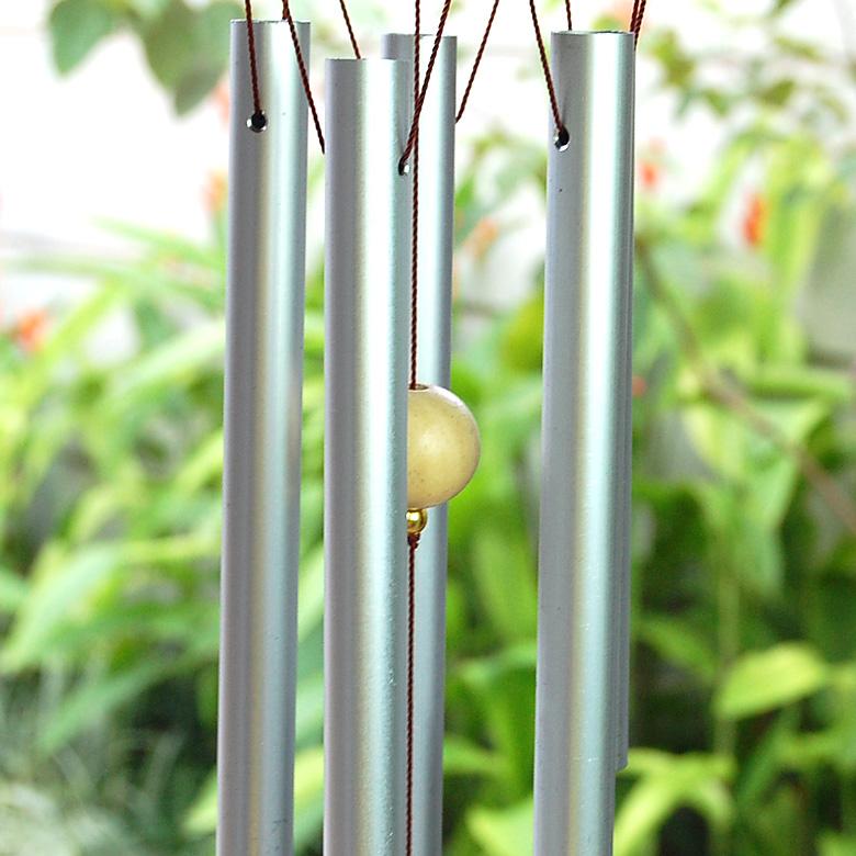 バンブーとアルミで出来た民族模様の優しい音色の風鈴 ウィンドチャイム バリ アジアン雑貨 バリ島 ウインドチャーム 風りん ナチュラル ふうりん 10918 | ブランド登録なし | 03