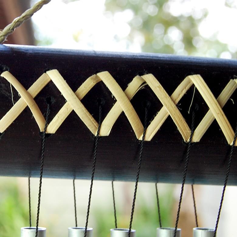 ウィンドチャイム 風鈴 ラタン 竹 アジアン バリ雑貨 玄関 インテリア おしゃれ エスニック 10919 | ブランド登録なし | 01