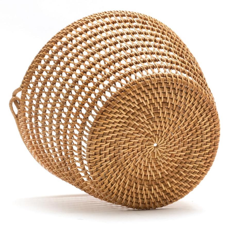 バスケット かご 収納 整理 整頓 持ち手つき 収納ボックス 小物入れ ラタン アジアン バリ ナチュラル 雑貨 アジア工房 10923 | ブランド登録なし | 09