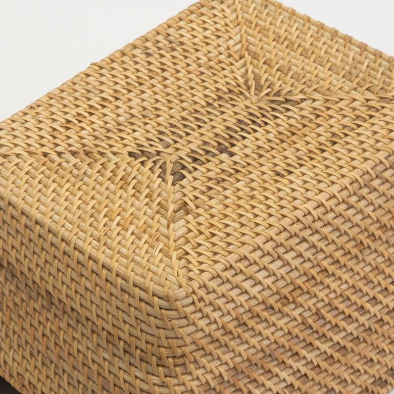 バスケット 脱衣かご 洗濯 かご バスケット 収納バスケット 収納ボックス バスタオル入れ ラタン ナチュラル アジアン おしゃれ 10926 | ブランド登録なし | 06