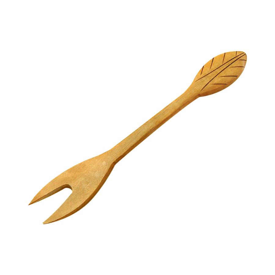 フォーク サウォウッド リーフ 木彫りフォーク デザートフォーク バリ 雑貨 アジア雑貨 アジアン雑貨 新生活 バリ島 アジアン食器 ギフト プレゼント 10933 | ブランド登録なし | 03