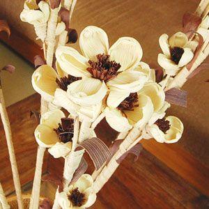 アジアン雑貨 コーンリーフとバナナの木の皮で出来たアートプランツ Ａタイプ アジア工房 10957 | ブランド登録なし | 02