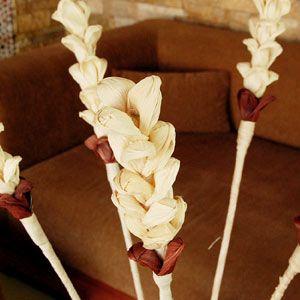 アジアン雑貨 コーンリーフとバナナの木の皮で出来たアートプランツ Bタイプ アジア工房 10958 | ブランド登録なし | 02