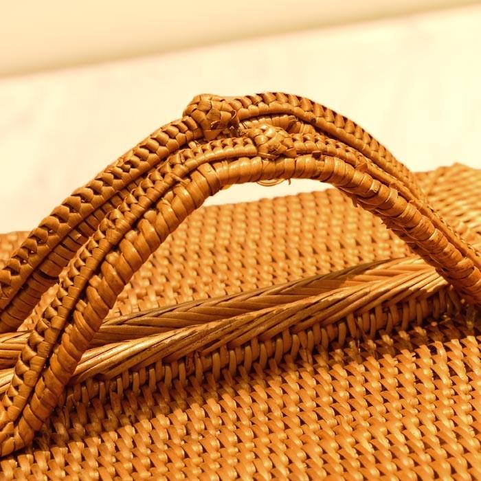 アタで編まれたコスメバッグ ハイタイプ アジア工房 10982 | ブランド登録なし | 04