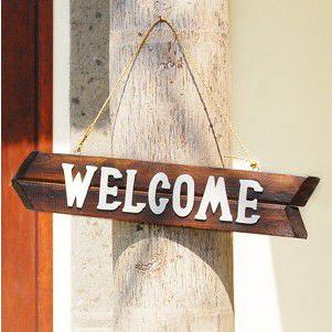 アジアン雑貨 ウェルカムボード 11105 | ブランド登録なし