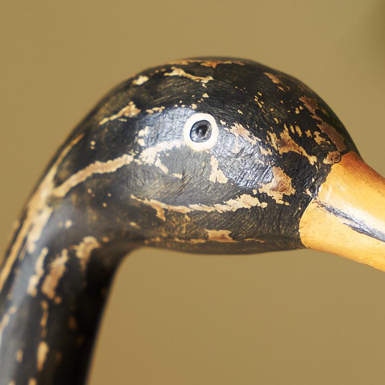 ヘロン 鳥 オブジェ インテリア 置物 玄関 リビング 店舗用 バリ 雑貨 アジア雑貨 11140 | ブランド登録なし | 01