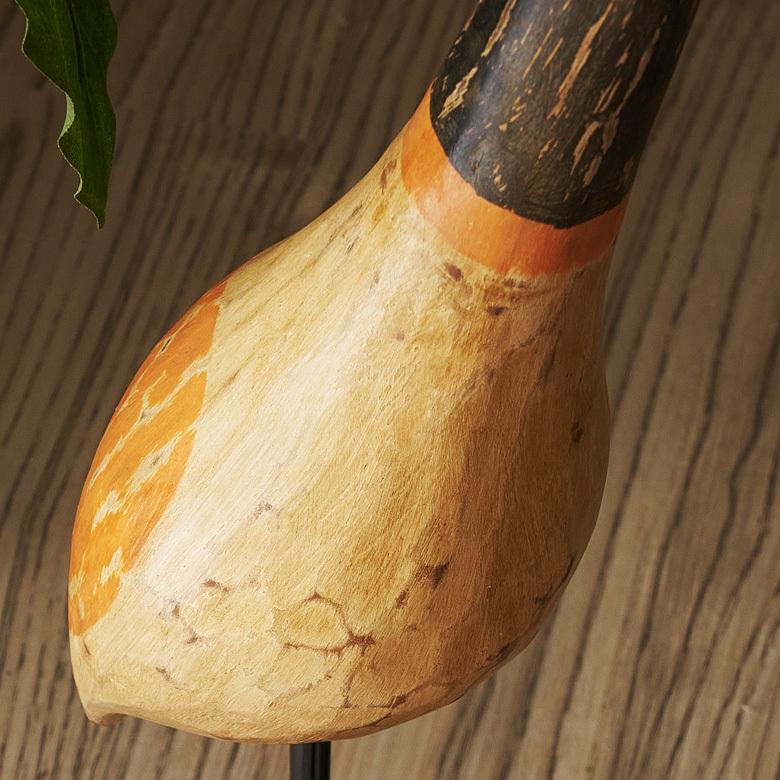 ヘロン 鳥 オブジェ インテリア 置物 玄関 リビング 店舗用 バリ 雑貨 アジア雑貨 11140 | ブランド登録なし | 02