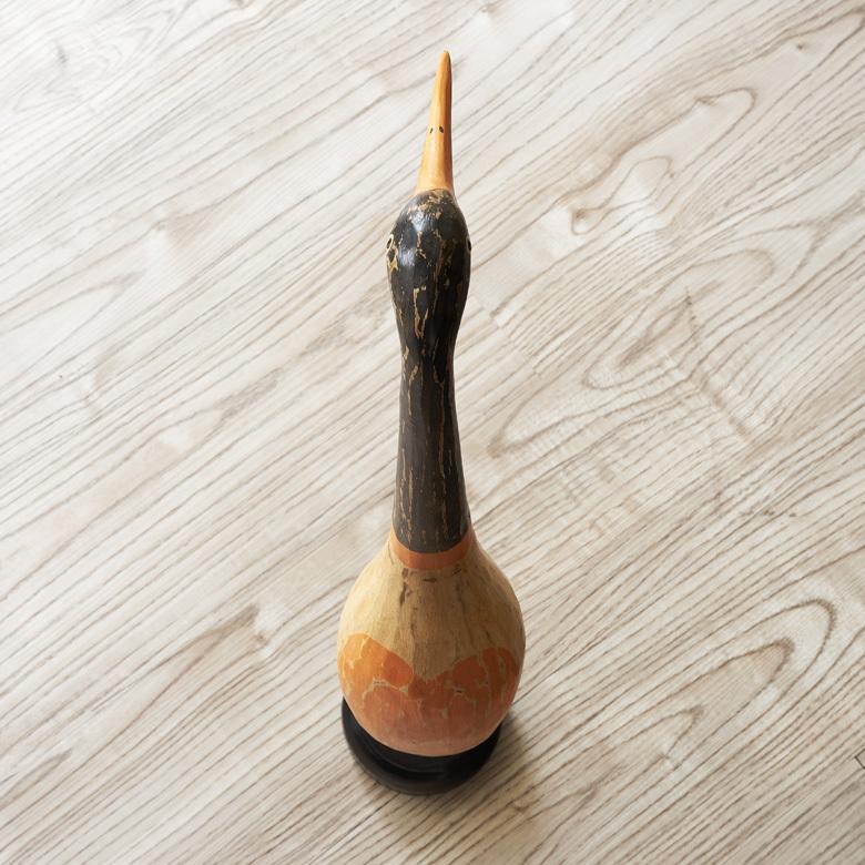 ヘロン 鳥 オブジェ インテリア 置物 玄関 リビング 店舗用 バリ 雑貨 アジア雑貨 11140 | ブランド登録なし | 05