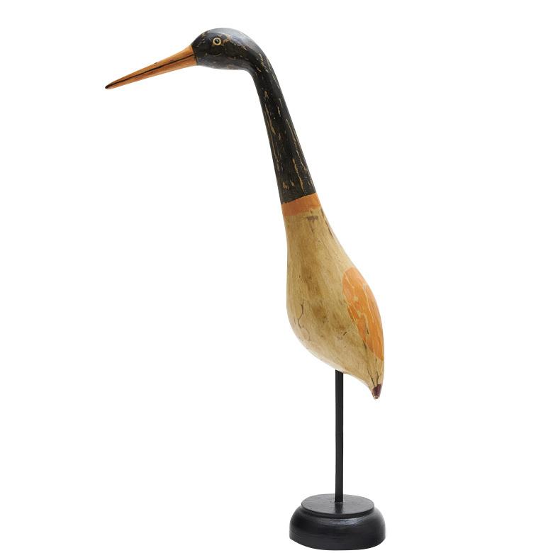 ヘロン 鳥 オブジェ インテリア 置物 玄関 リビング 店舗用 バリ 雑貨 アジア雑貨 11140 | ブランド登録なし | 08